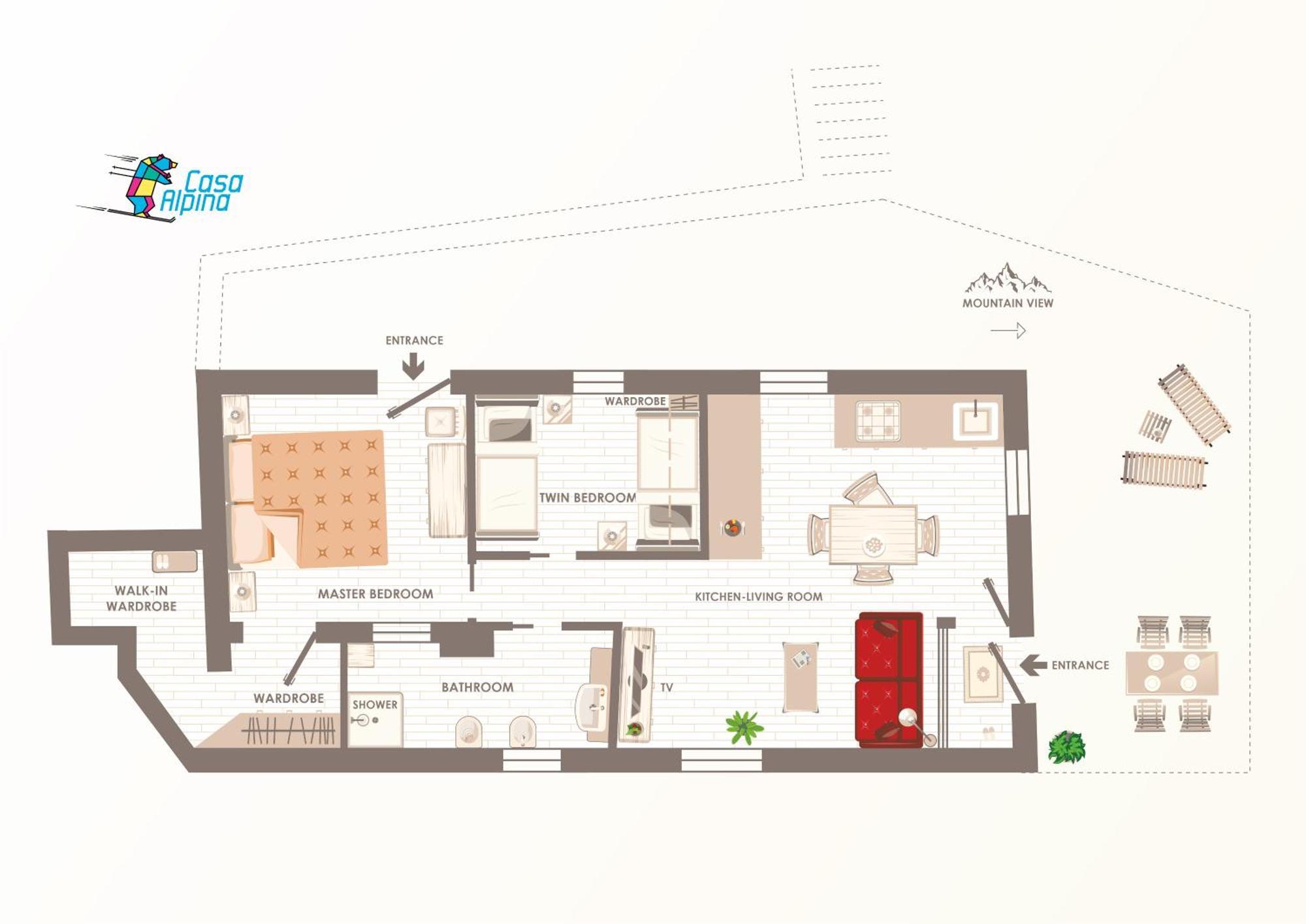 Casa Alpina - Sarre Apartment Aosta Ngoại thất bức ảnh